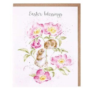 Wrendale Designs "Easter Blessings" Mice Greeting Card & Envelope